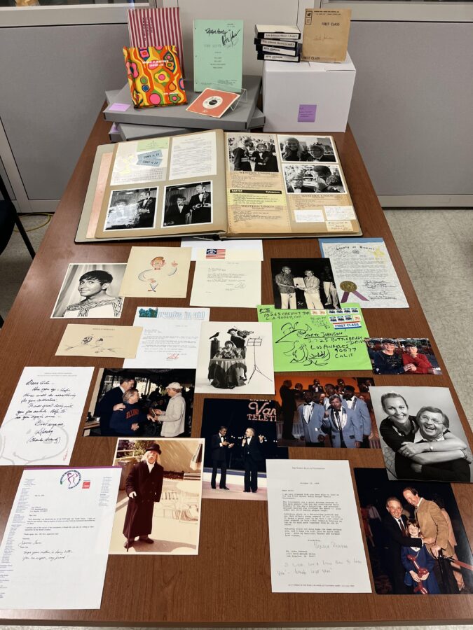 Photos and memorabilia from the Johnson brothers.